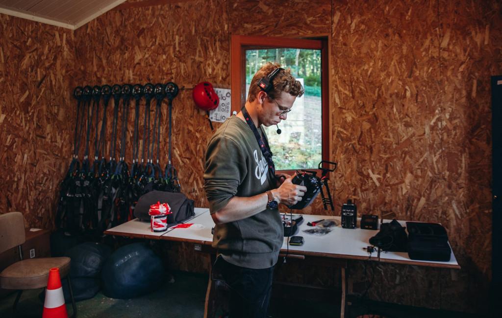 TOURNAGE BASE DE LOISIR DE SAINT EVROULT NOTRE DAME DU BOIS