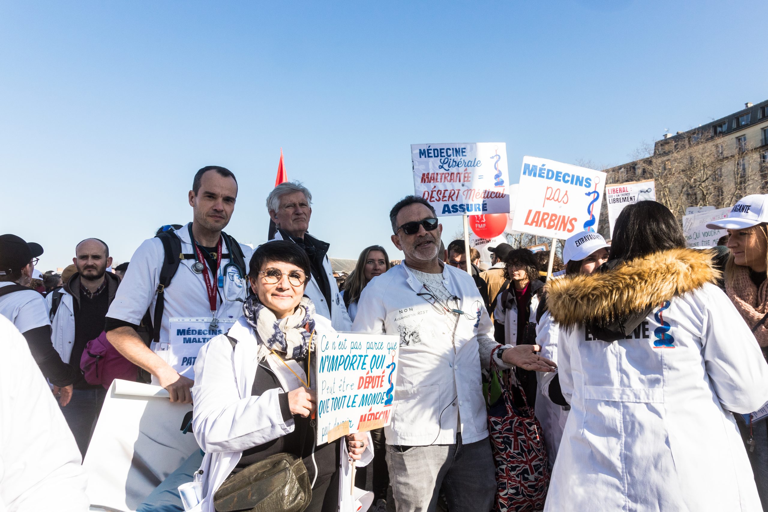 Mobilisation des médecins mardi 14 février 2023